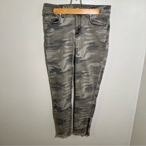 Express Jeans Ankle Jegging Faded Camo Mid-Rise 4R - Picture 4 of 15